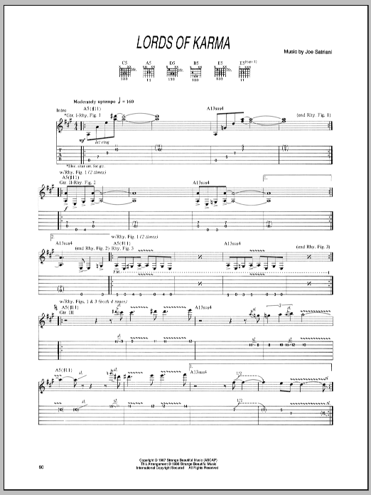 Produktgalerie: Seite 1 von 1 Lords Of Karma, Joe Satriani, Gitarre