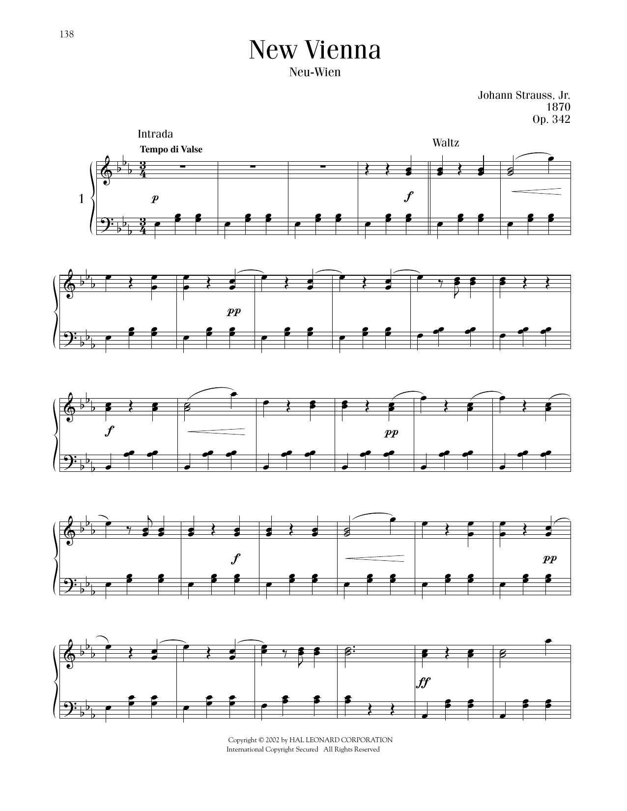 Product picture to: New Vienna, Op. 342