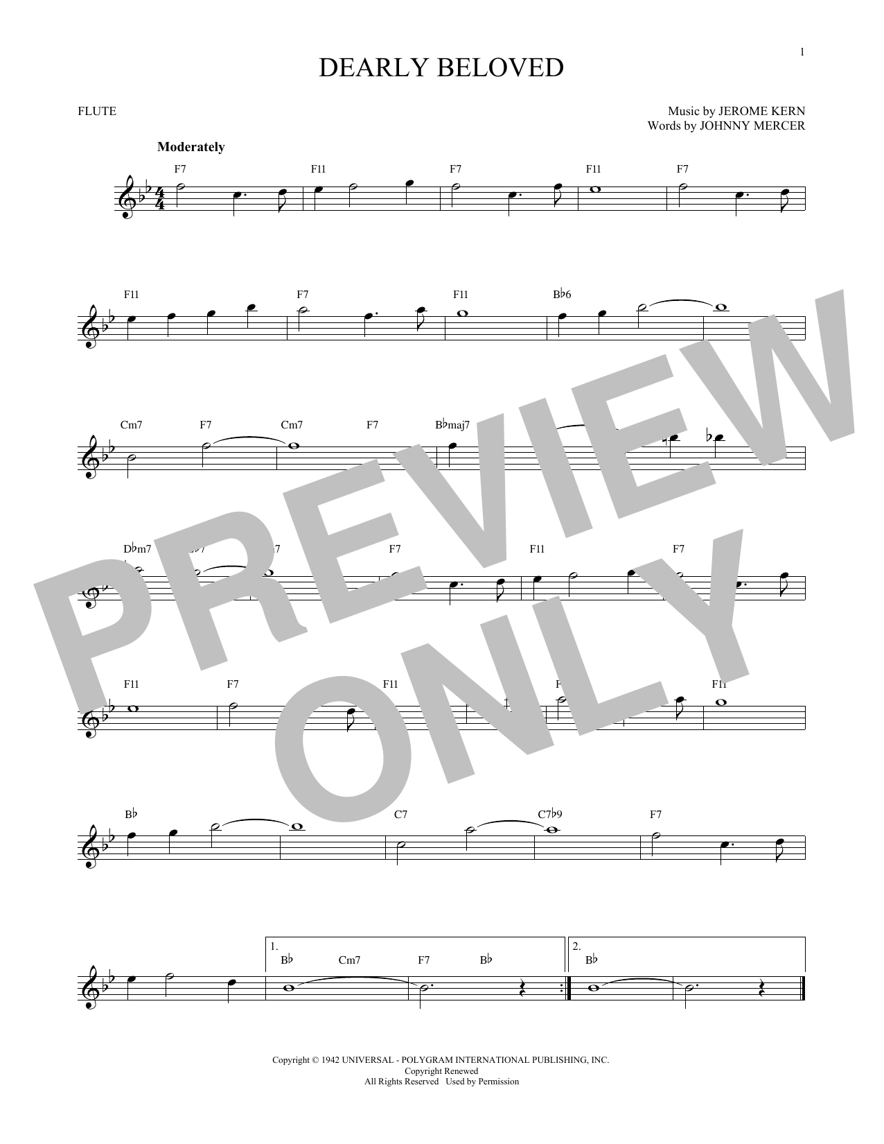 Product gallery: Page 1 of 1 Dearly Beloved, Jerome Kern