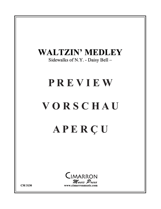 Produktgalerie: Seite 2 von 13 Waltzin´ Medley , , (Blechbläser Trio für Trompete in B, Horn in F oder Posaune +Tuba)