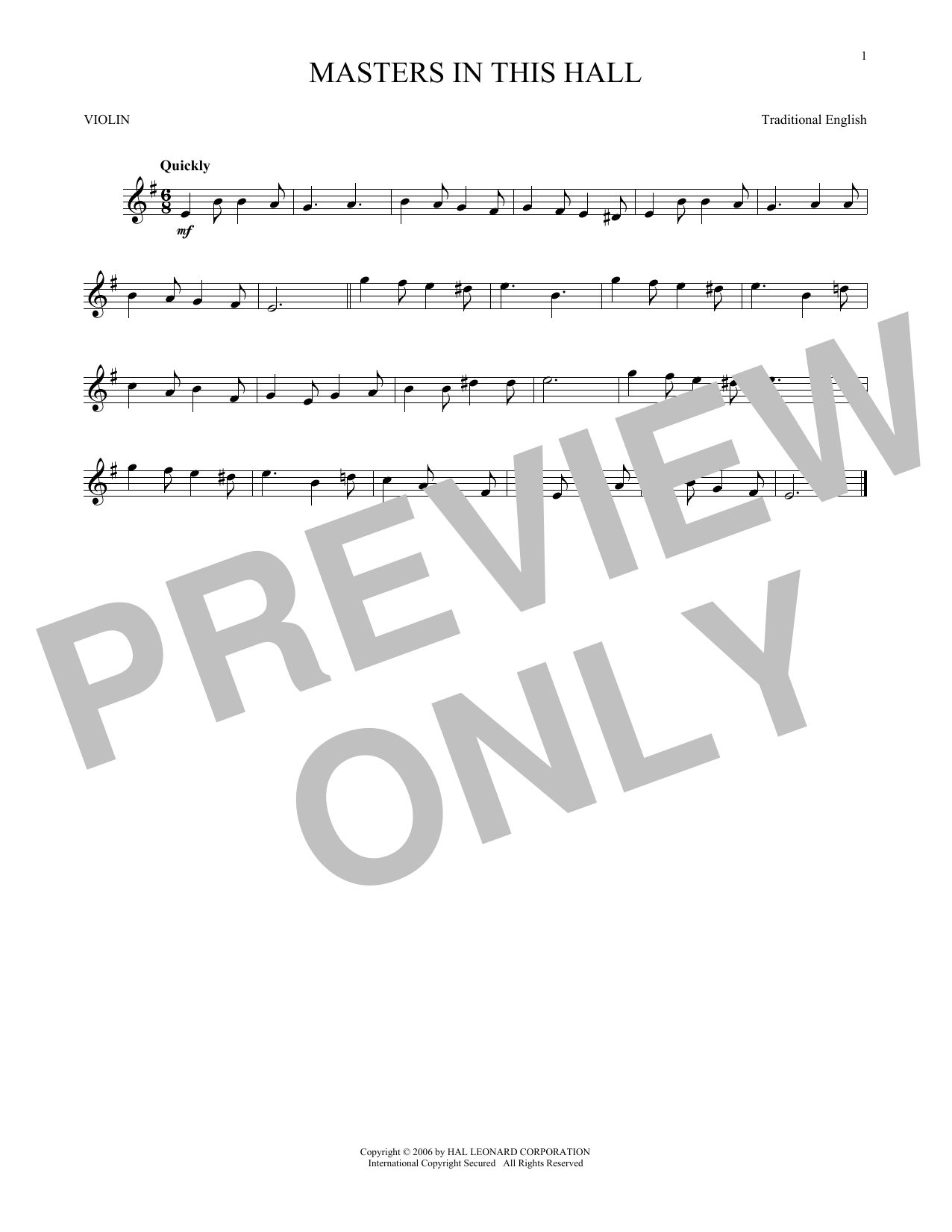 Product gallery: Page 1 of 1 Masters In This Hall, Traditional English