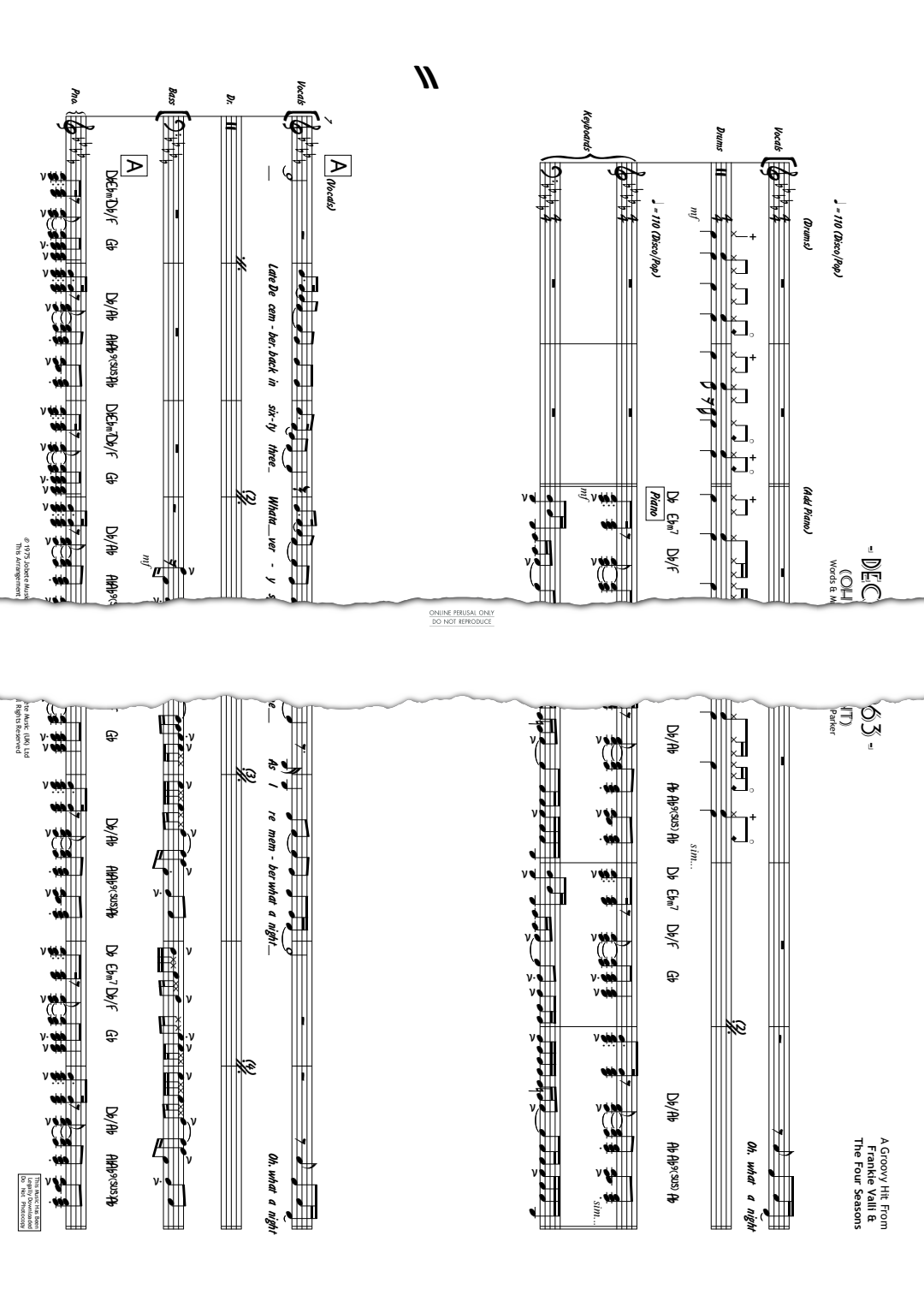 Product gallery: Page 1 of 1 December 1963 (Oh What A Night), Franki Valli & The Four Seasons