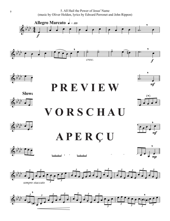 Produktgalerie: Seite 9 von 10 Fünf Hymnen für Horn Solo, , 