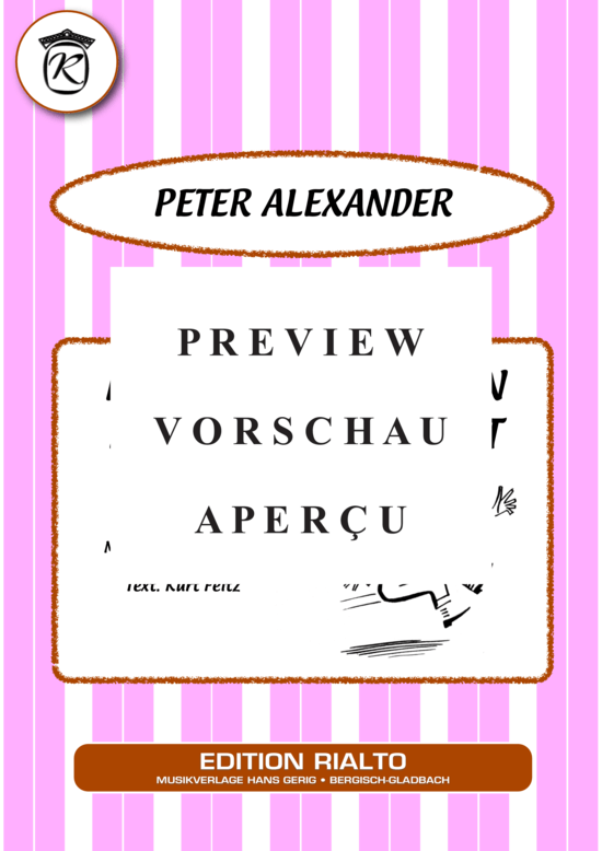 gallery: Die schönen Frauen haben immer Recht , Alexander, Peter, (Klavier + Gesang)
