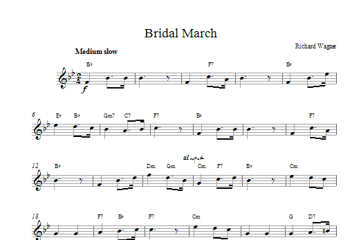 Produktbild zu: Bridal March