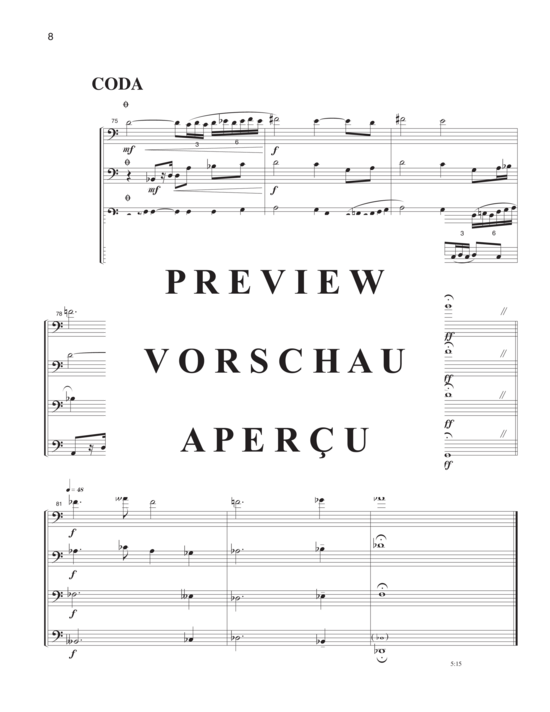 Product gallery: Page 11 of 21 Prelude and Intrada , , (4 euphonium or trombone quartet)