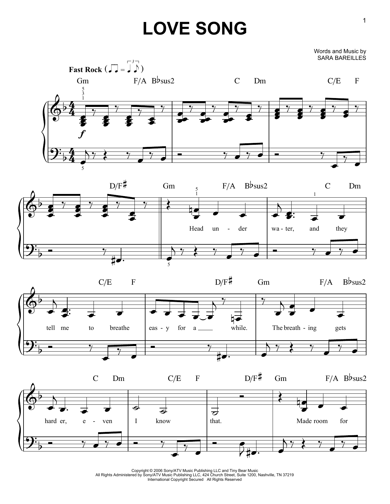 Produktbild zu: Love Song