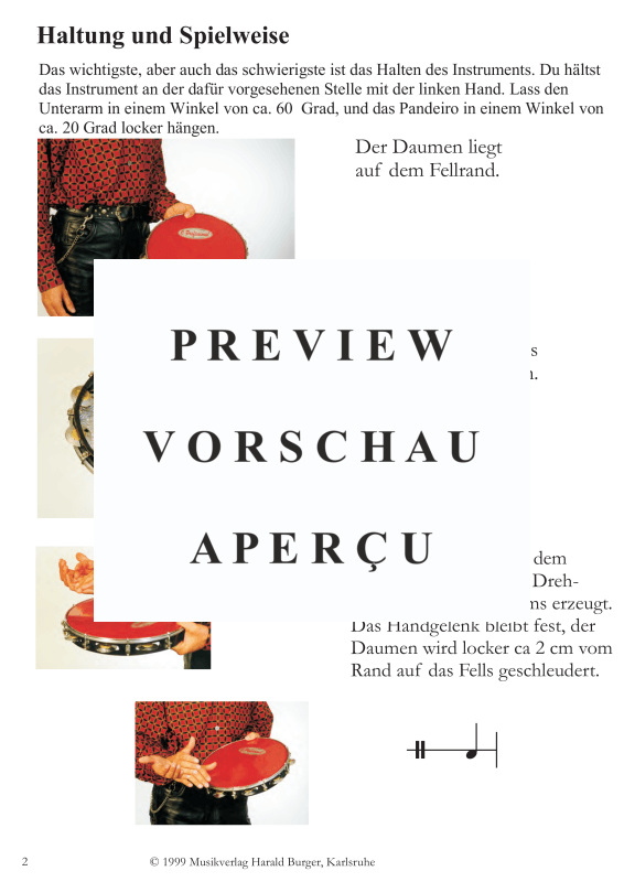 Product gallery: Page 5 of 11 Beachrhythm for Pandeiro, , (Pandeiro drum)