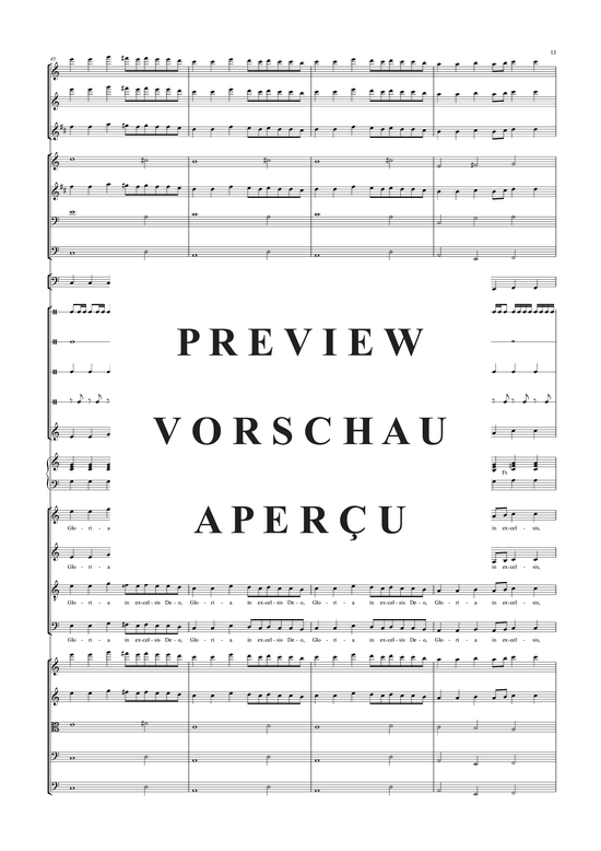 Produktgalerie: Seite 16 von 21 König der letzten Tage - Gloria: Partitur, , Orchester + Chor