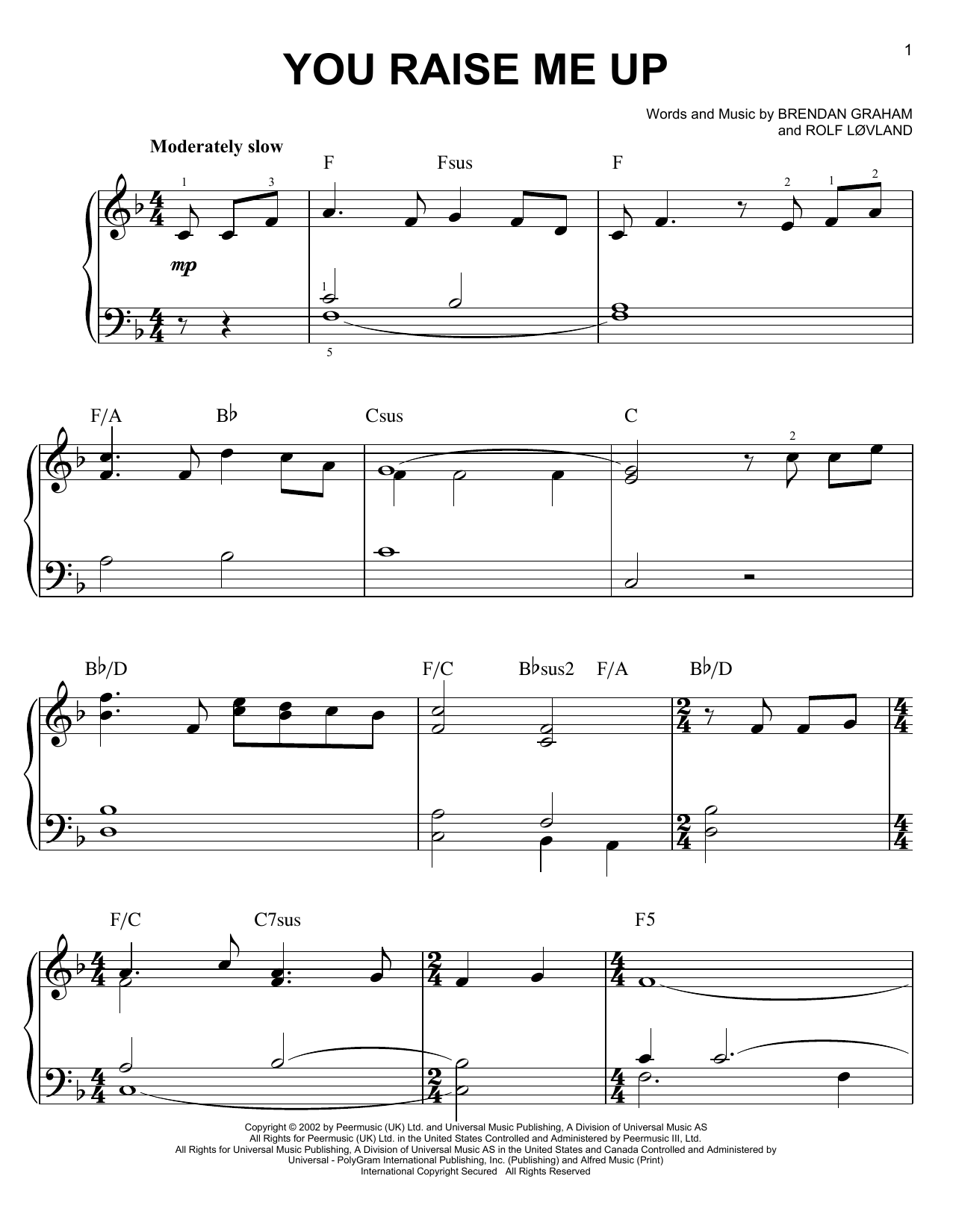 Produktbild zu:  You Raise Me Up - Josh Groban