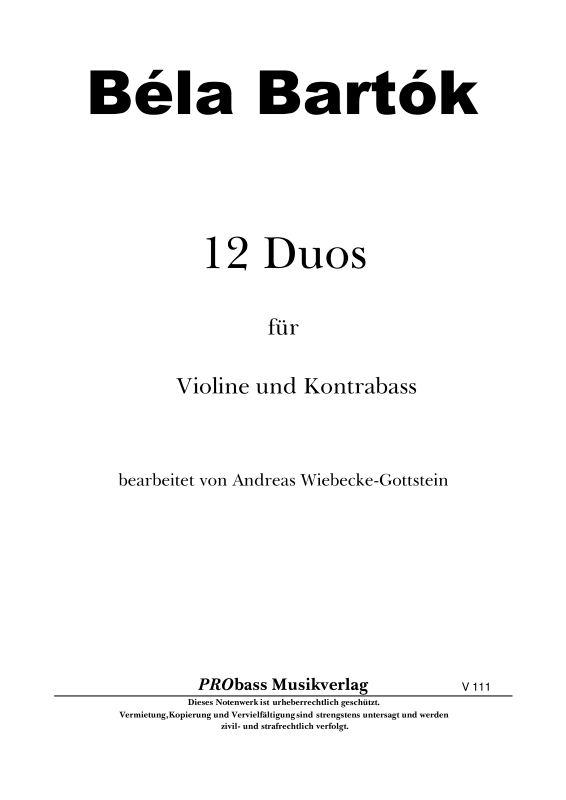 Produktbild zu: 12 Duos