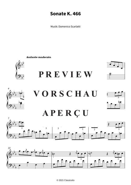 Product gallery: Page 4 of 7 Sonate K. 466 , , Piano Solo