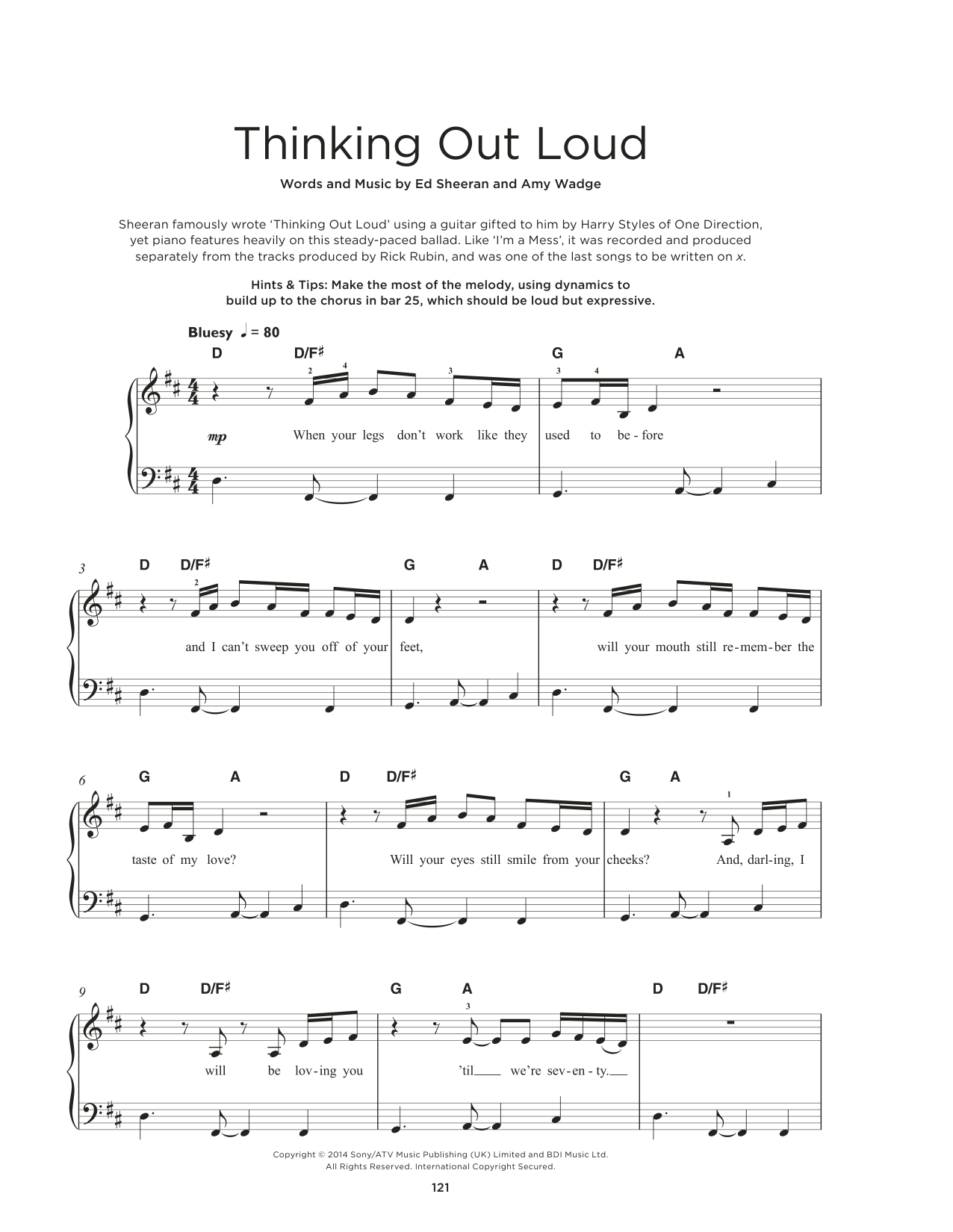 Product picture to: Thinking Out Loud