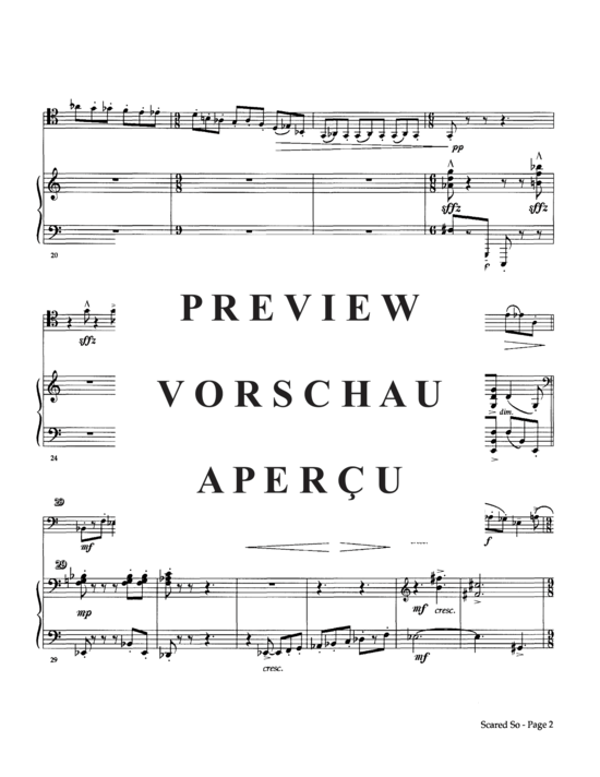 Product gallery: Page 4 of 21 Concert Piece (Scared So) , ,  (euphonium + piano)
