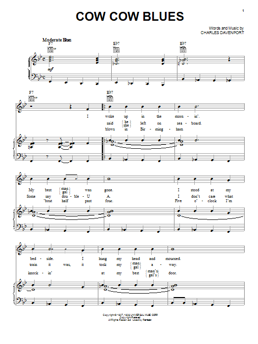 Produktbild zu: Cow Cow Blues