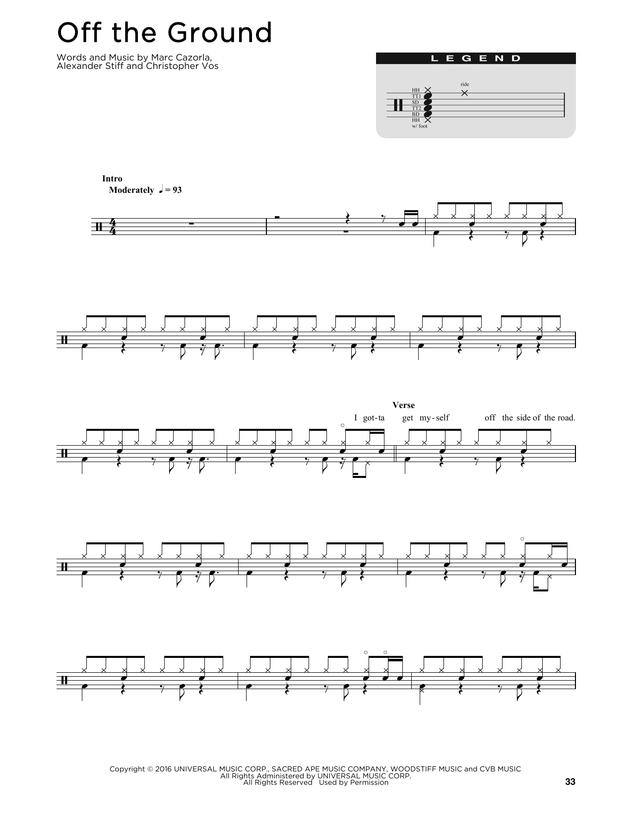 Product gallery: Page 1 of 1 Off The Ground, The Record Company