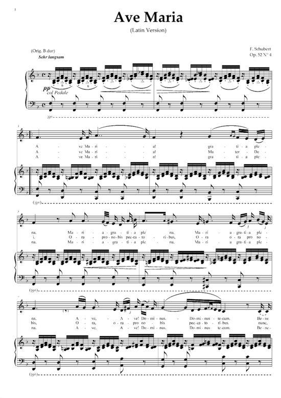 Product picture to: Ave Maria D.839 Franz Schubert