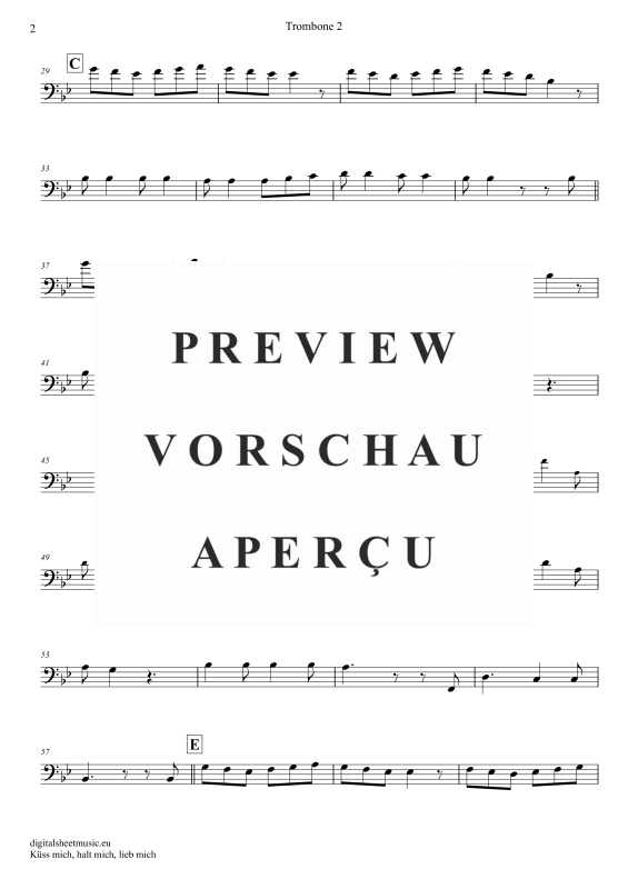Produktgalerie: Seite 11 von 11 Küss Mich, Halt Mich, Lieb Mich, Egli, Beatrice, (Posaunen Trio + Klavier)