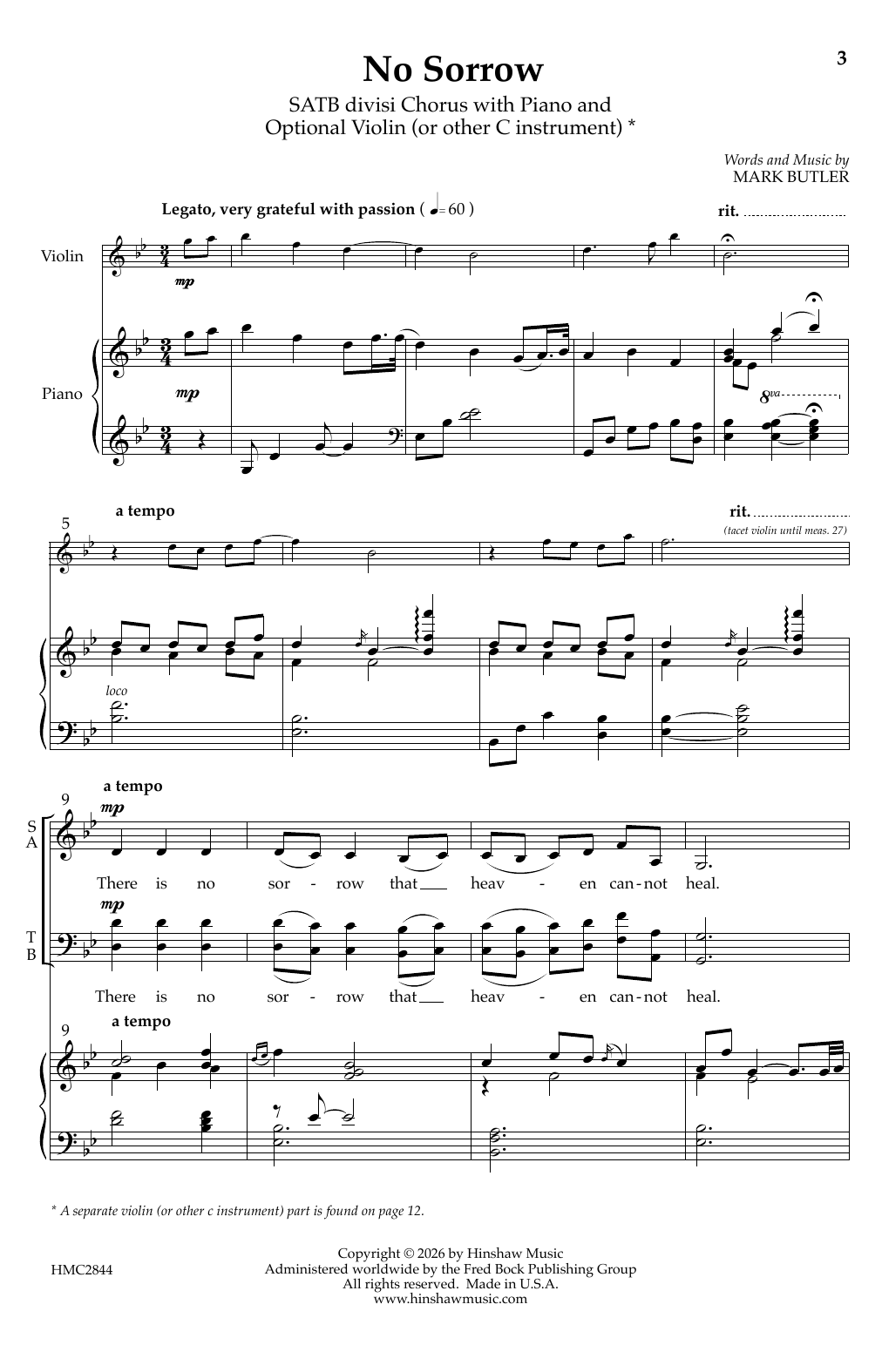 Produktgalerie: Seite 1 von 1 No Sorrow, Mark Butler