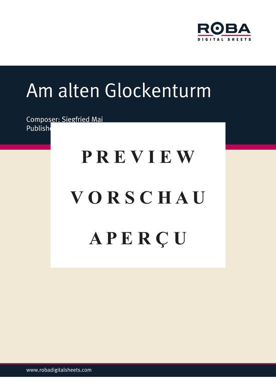 Product gallery: Page 2 of 3 Am alten Glockenturm , , Piano and Voice