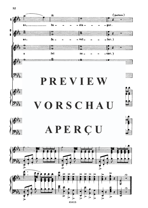 Produktgalerie: Seite 11 von 11 Non v ha sguardo cui sia dato, , Sopran und Klavier