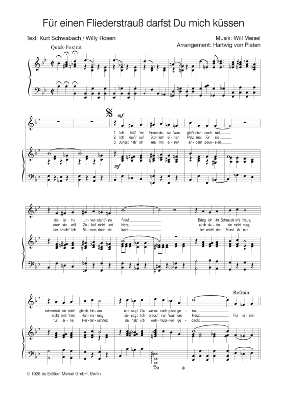 Produktbild zu: Für einen Fliederstrauß darfst Du mich küssen