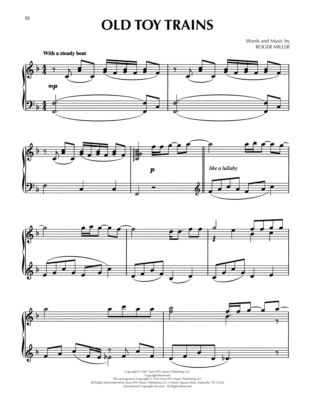 Produktgalerie: Seite 1 von 1 Old Toy Trains, Roger Miller, Klavier