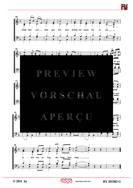 gallery: Danklied, , (Gemischter Chor und Orgel/Klavier)