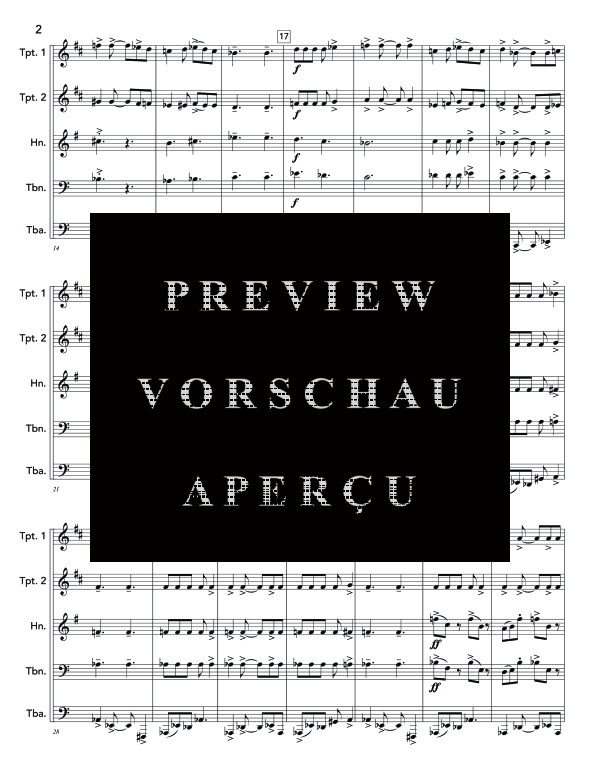 Produktgalerie: Seite 6 von 11 El Huapango Guango, , (Blechbläser Quintett)