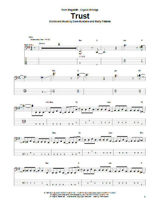 Product picture to:  Trust - Megadeth