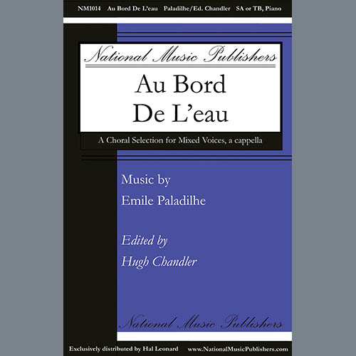 cover: Au Bord De L'eau (ed. Hugh Chandler), Emile Paladilhe, Chor