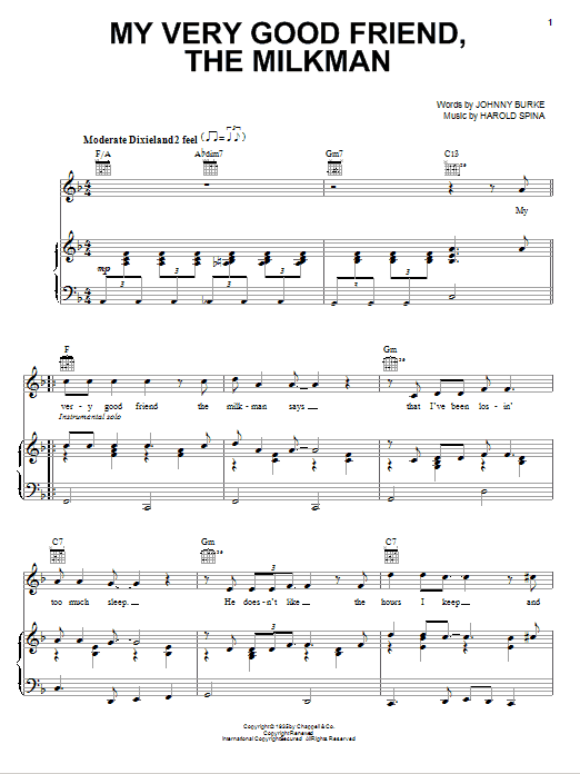 Product gallery: Page 1 of 1 My Very Good Friend, The Milkman, Eric Clapton