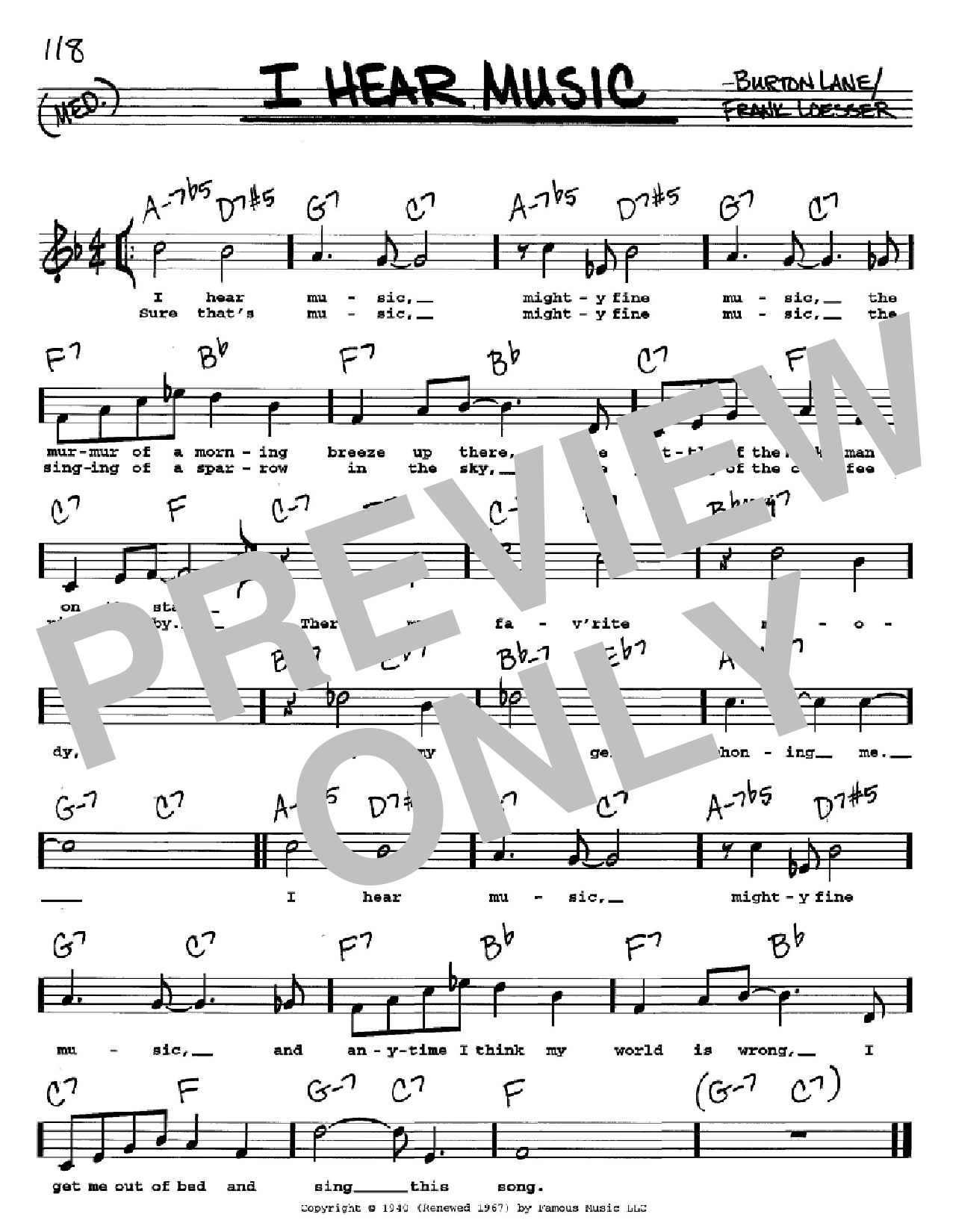 Produktbild zu: I Hear Music