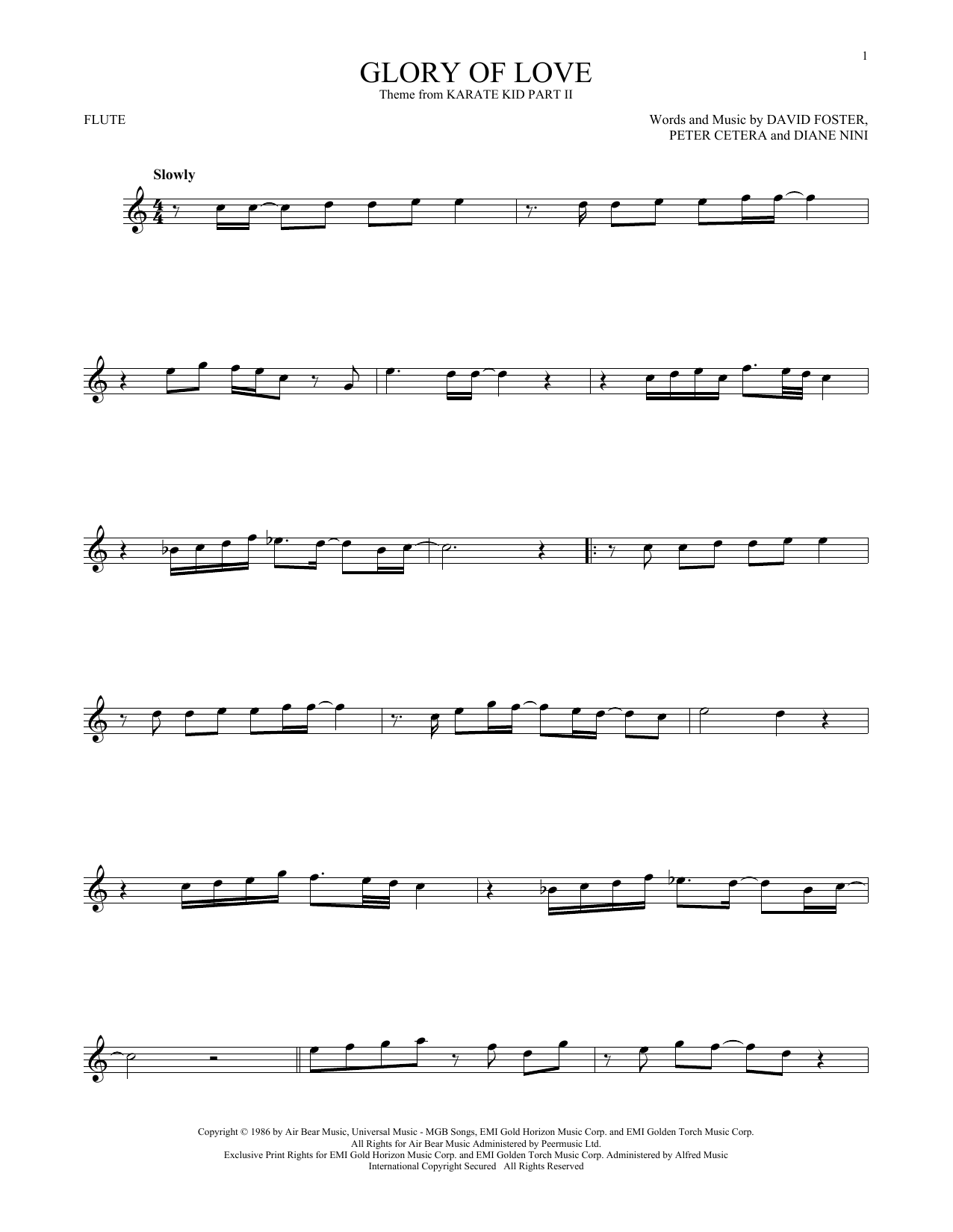 Product gallery: Page 1 of 1 Glory Of Love, Peter Cetera