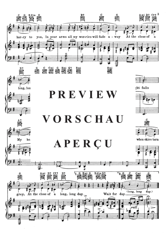 Produktgalerie: Seite 4 von 8 At The Close Of A Long, Long Day , Marvin, Johnny  , Klavier und Gesang