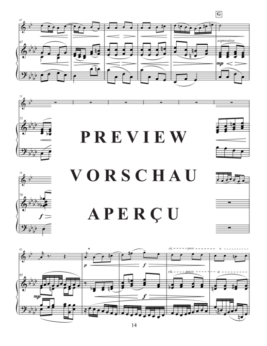 Produktgalerie: Seite 17 von 21 Sonata for Trumpet and Piano , , (Trompete und Klavier)