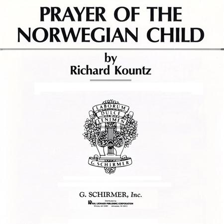 cover: Prayer Of The Norwegian Child, Olaf Trojargson