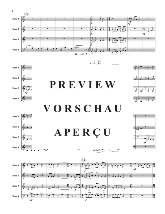 Produktgalerie: Seite 5 von 21 Weihnachtsvergnügen Teil 5 , , (Hornquartett)
