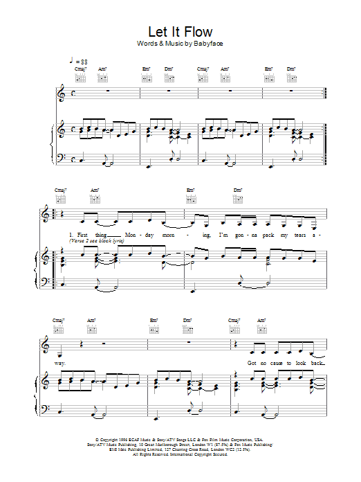 Produktgalerie: Seite 1 von 1 Let It Flow, Ash, Gesang, Gitarre, Klavier