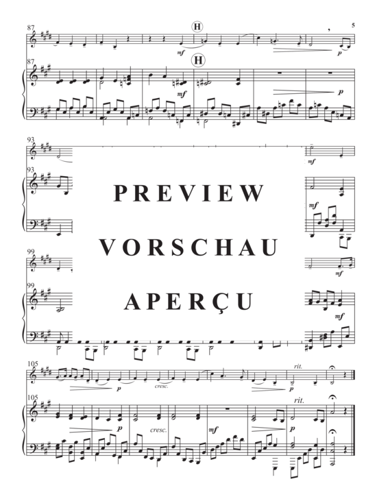 Produktgalerie: Seite 7 von 9 Intermezzo , , (Horn in F + Klavier)