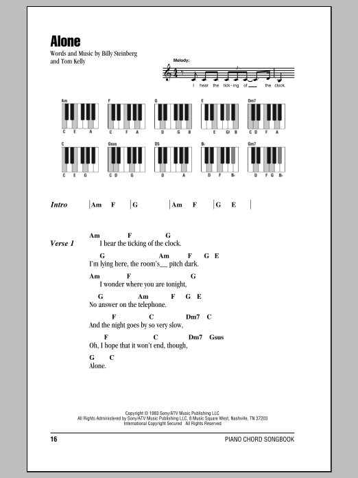 Produktgalerie: Seite 1 von 1 Alone, Heart, Klavier