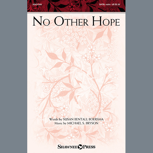 cover: No Other Hope, Susan Bentall Boersma and Michael S. Bryson