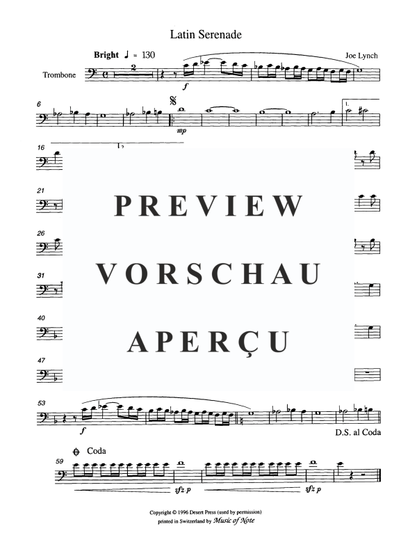 Product gallery: Page 11 of 11 Latin Serenade, , Brass Quintet