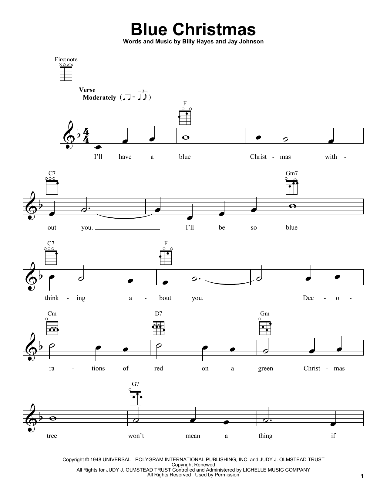 Product gallery: Page 1 of 1 Blue Christmas, Elvis Presley