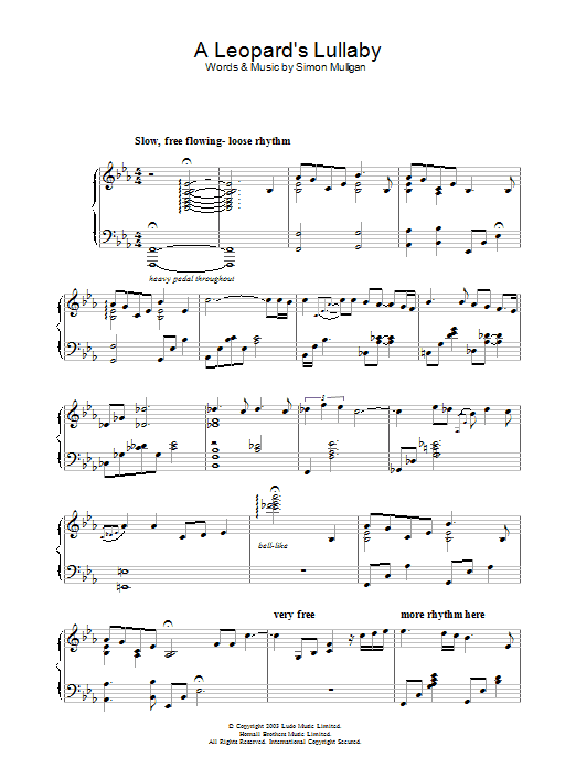 Produktbild zu: A Leopard's Lullaby