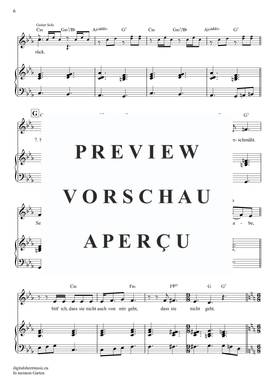 Product gallery: Page 7 of 11 In Meinem Garten, Mey, Reinhard, Gesang mit Klavierbegleitung