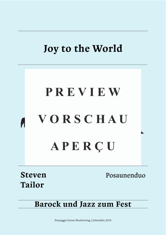 Product gallery: Page 2 of 8 Joy to the World - aus dem Album Barock und Jazz zum Fest, , (Duet 2x trombone)
