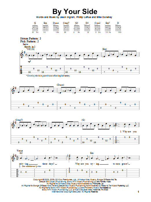 Product gallery: Page 1 of 1 By Your Side, Tenth Avenue North