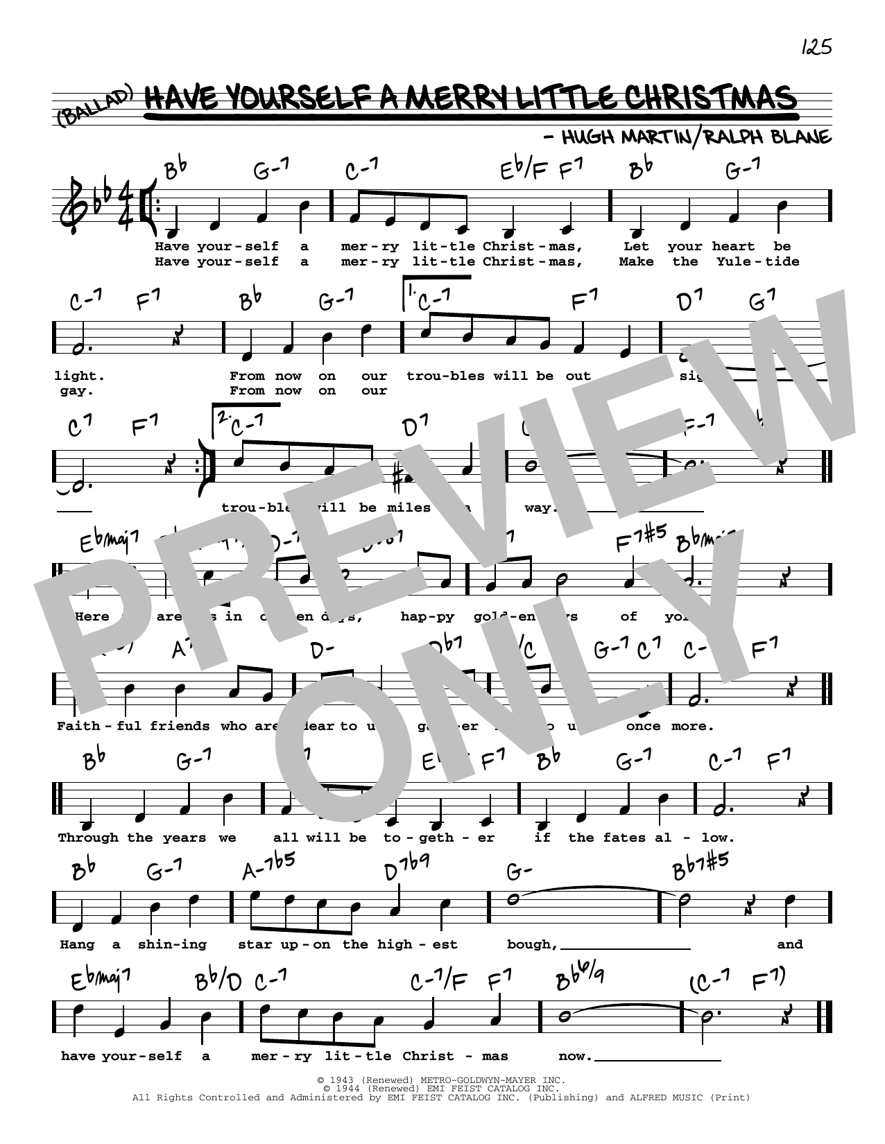 Produktbild zu: Have Yourself A Merry Little Christmas (High Voice)