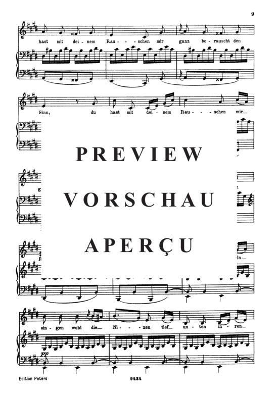 Product gallery: Page 5 of 7 Wohin D.795-2 (Die Schöne Müllerin), , Low Voice and Piano